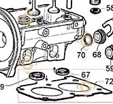 Spare parts Head Gasket 1,43 4731057