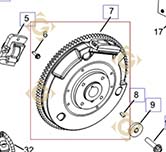 Flywheel k24025112s engines KOHLER