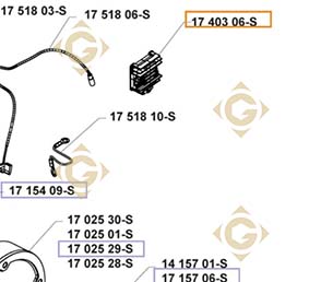 Spare parts Regulator K17 403 06-S For Engines KOHLER, by marks KOHLER