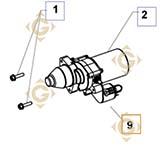 Electric Starter Relay K17 435 05-S engines KOHLER