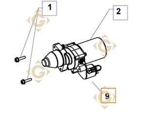 Spare parts Electric Starter Relay K17 435 05-S For Engines KOHLER, by marks KOHLER