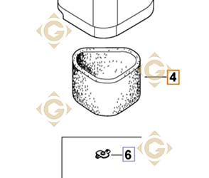 Spare parts Air Prefilter K12 083 12-S For Engines KOHLER, by marks KOHLER