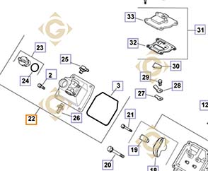 Spare parts Fuel Pump k2455910s For Engines KOHLER, by marks KOHLER