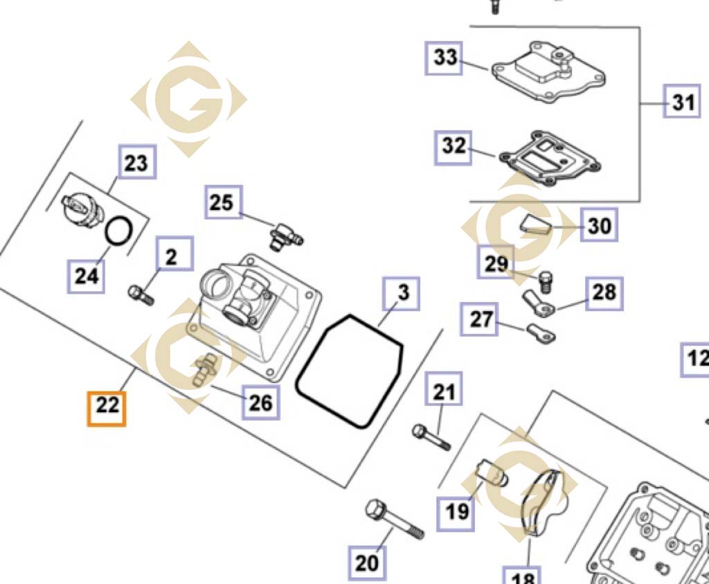 Kohler Ricambio Originale Guarnizione #231090, Altezza 4,6 Cm, Diametro 5,8 Cm