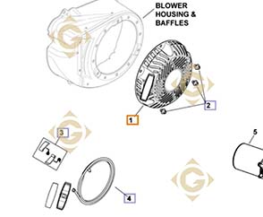 Pièces détachées Lanceur K17 165 02-S Pour Moteurs Kohler, de marque Kohler