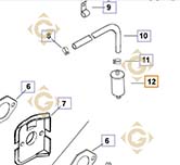 Fuel Filter k2505021s engines KOHLER