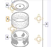 Air Cleaner k4508301s1 engines KOHLER