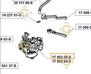 Spare parts Carburetor k1785305s For Engines KOHLER, by marks KOHLER