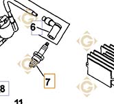 Plug k6613201s engines KOHLER