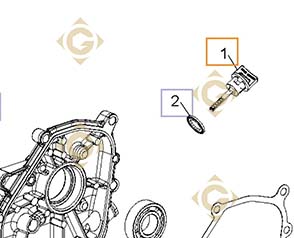 Spare parts Oil Level Cap k1703808s For Engines KOHLER, by marks KOHLER