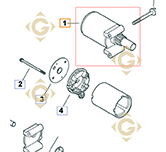 Démarreur  k1209821s moteurs Kohler