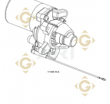 Démarreur k1709810s moteurs Kohler