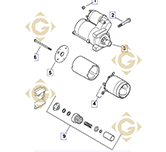 Démarreur k2509807s moteurs Kohler