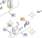 Contacteur à clefs k2509937s moteurs Kohler