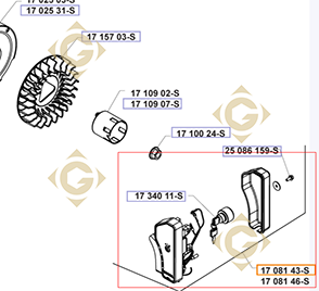 Spare parts Panel k1708143s For Engines KOHLER, by marks KOHLER