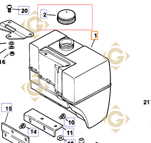 Pièces détachées Bouchon réservoir k2517302s Pour Moteurs Kohler, de marque Kohler