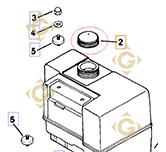 Spare parts Tank Cap k2517301s