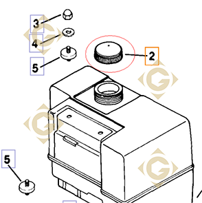 Pièces détachées Bouchon Réservoir k2517301s Pour Moteurs Kohler, de marque Kohler