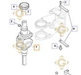 Cranckshaft k2001447s engines KOHLER