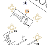 Spare parts Connecting Rod k2506705s
