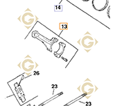 Connecting Rod k2506705s engines KOHLER