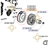 Flywheel k1702506s engines KOHLER