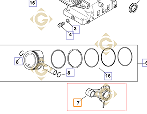 Spare parts Connecting Rod k1706701s For Engines KOHLER, by marks KOHLER