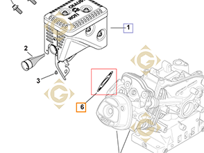 Spare parts Exhaust Gasket k1704109s For Engines KOHLER, by marks KOHLER