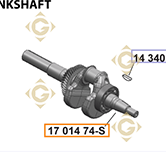 Cranckshaft k1701474s engines KOHLER