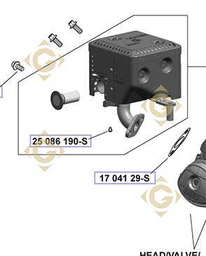 Pièces détachées Echappement k1706876s Pour Moteurs Kohler, de marque Kohler