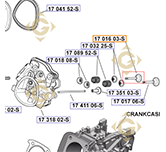 Exhaust Valve k1701603s engines KOHLER