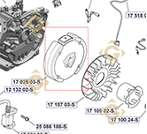 Flywheel k1702503s engines KOHLER