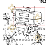 Tank 8103046 engines LOMBARDINI