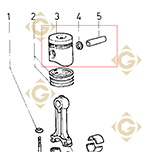 Spare parts Complete Piston 6500145