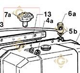 Tank Cap 898r021 engines LOMBARDINI