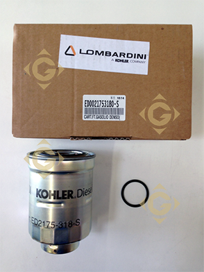 Spare parts Fuel Filter Cartridge 2175318 For Engines LOMBARDINI, by marks LOMBARDINI