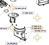 Spare parts Air Filter Top k1709680s