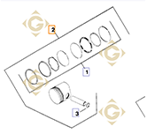 Spare parts Piston k4787404s