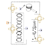 Piston k4787415s engines KOHLER