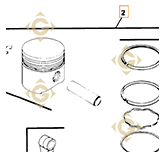 Piston  k4787405s engines KOHLER