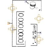 Pièces détachées Piston k4787406s