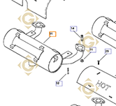 Echappement  k2406810s moteurs Kohler