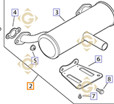 Pièces détachées Echappement k2478604s