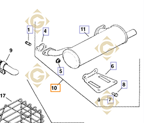 Pièces détachées Echappement  k2478605s Pour Moteurs Kohler, de marque Kohler