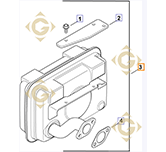 Echappement  k2078602s moteurs Kohler