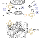 Alternator 15/20 AMP 237878s engines KOHLER