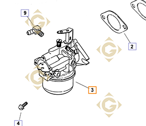 Spare parts Carburetor Kit k4785320s For Engines KOHLER, by marks KOHLER