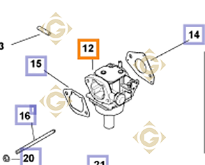 Spare parts Carburetor k3285322s For Engines KOHLER, by marks KOHLER