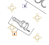 Spare parts Connecting Rod  k2506704s