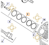 Ring STD k2410822s engines KOHLER